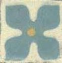 t.dec.flor III marf, turquesa,ouro